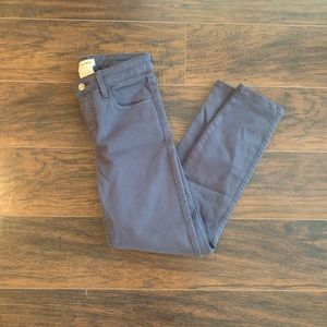 L'Agence Margot High Rise Skinny Jeans Stretch Gray Stingray Womens Size 24